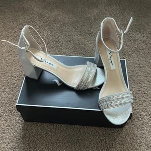 Silver heels